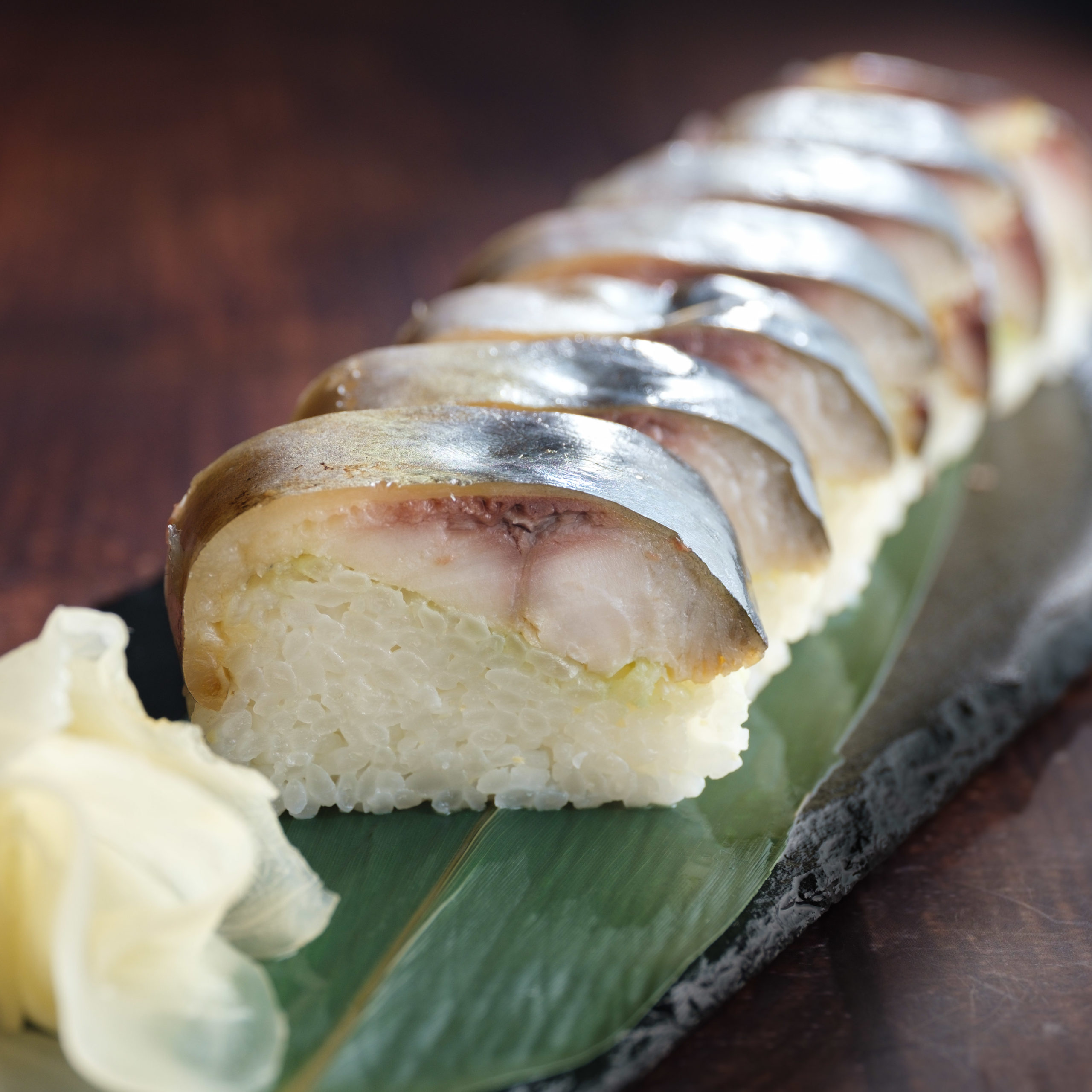 とろ鯖和味燻製押し寿司
